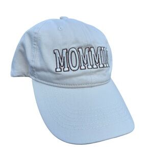 Mommin’ Off White In Color Adjustable Hat
